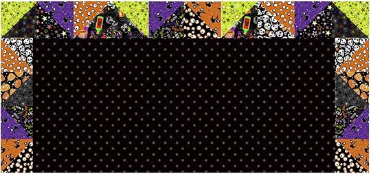 Sew A Celebration Halloween Half-Square Triangles Table Runner Sewing Tutorial