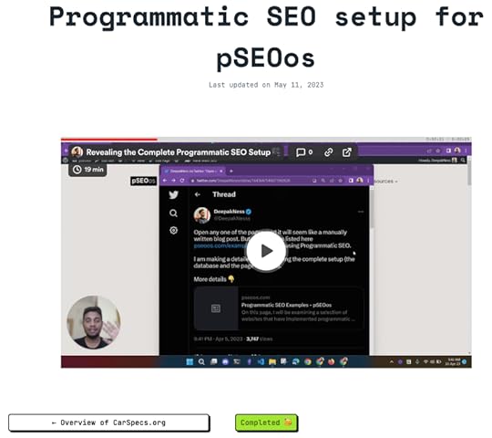 practical programmatic seo review course lesson