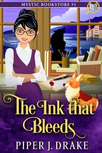ebook cover of The Ink That Bleeds, Mystic Bookstore #1