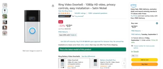 jungle influencer review ring doorbell camera amazon