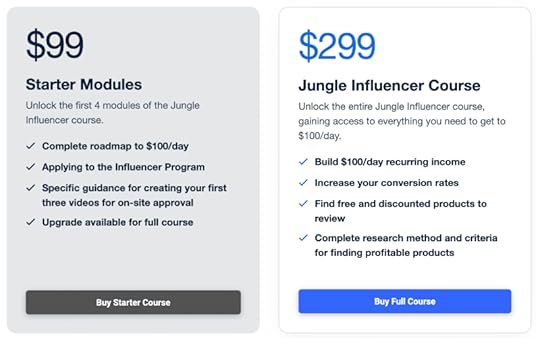 jungle influencer review pricing