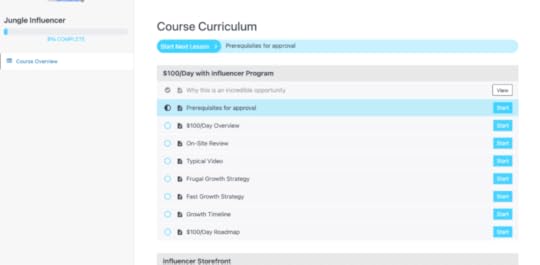 jungle influencer review course curriculum