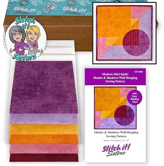 NEW! Modern Mini Shades & Shadows Quilted Wall Hanging Bundle Box Available at Nancy Zieman Productions at ShopNZP.com