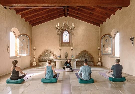 meditation class at cal-a-vie health spa
