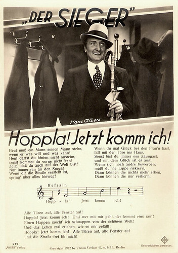 Hans Albers, Der Sieger