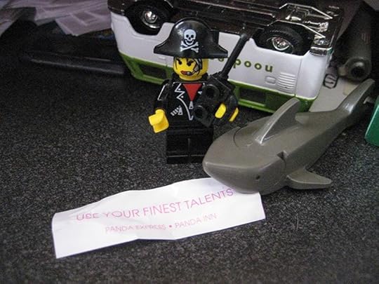 Tyrona with a fortunate shark