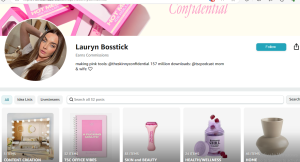 Lauryn Bosstick Amazon storefront