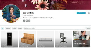 Lia Griffith Amazon storefront