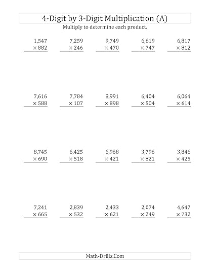 maths long multiplication worksheets times tables worksheets
