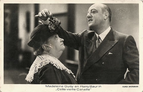 Madeleine Guitty and Harry Baur in Cette vieille canaille (1933)