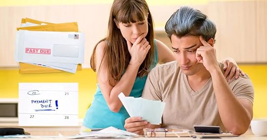 bills and struggling with money