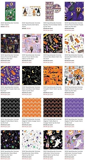 Spooktacular Gnomes Halloween Fabrics and Fabric Panels available at Nancy Zieman Productions at ShopNZP.com