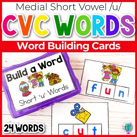 The activities give them practice with sight words, beginning blends, cvc . short vowel u worksheet for kindergarten 1st grade lesson planet