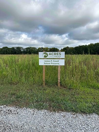 Acres Land Trust sign for James. P. Covell Nature Preserve