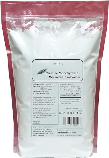 NuSci 100% Pure Creatine Monohydrate Micronized Powder (5000 Grams (11 lb))