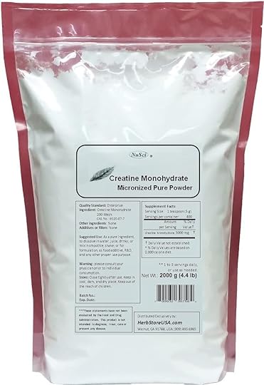 NuSci 100% Pure Creatine Monohydrate Micronized Powder (5000 Grams (11 lb))