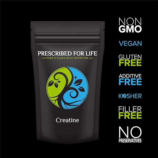 Prescribed For Life Creatine Powder | Organic Creatine Monohydrate Amino Acids Supplement | Naturally Boost Athletic Performance and Strength | Gluten Free, Vegan, Non-GMO, Kosher (5 kg)