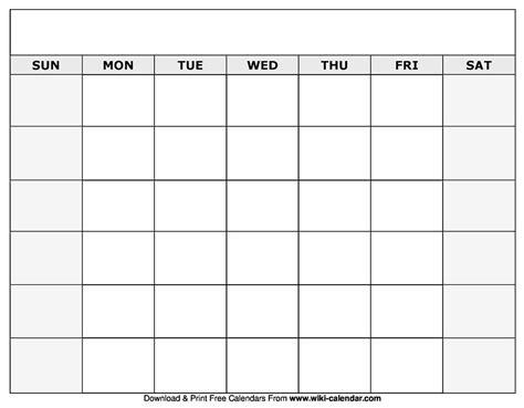 All sizes, even big 11x17, poster, and legal size. printable blank calendar templates