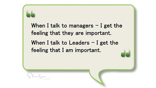 quote graphic on leadership and management