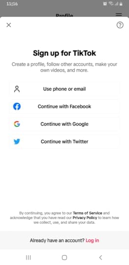 Create a TikTok Account
