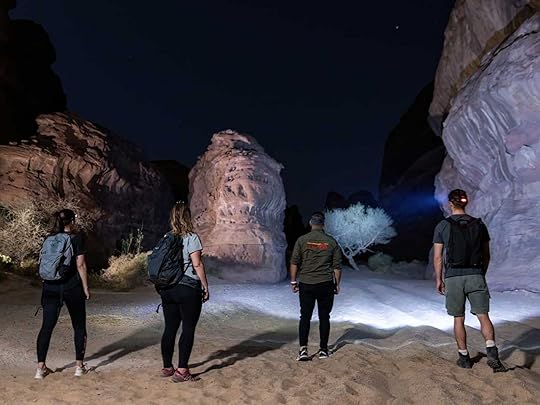 Hidden Valley night hike in AlUla