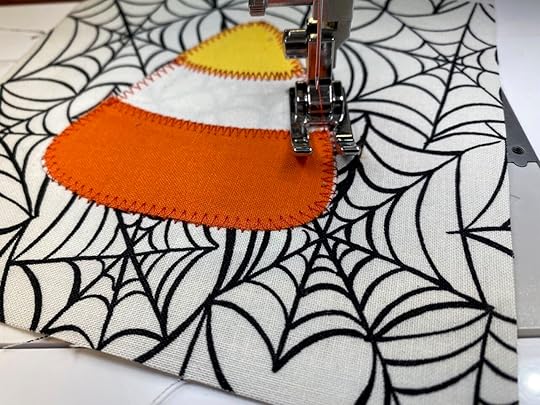 Halloween Appliqued Palette Coaster Sewing Tutorial at the Nancy Zieman Productions Blog