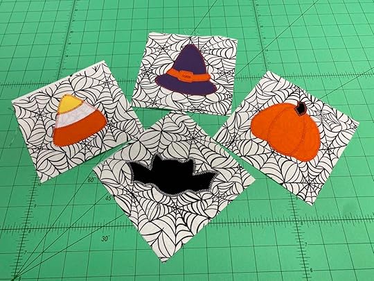 Halloween Appliqued Palette Coaster Sewing Tutorial at the Nancy Zieman Productions Blog