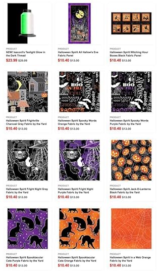 Halloween Fabric Available at Nancy Zieman Productions at ShopNZP.com
