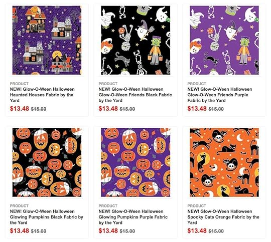 Halloween Fabric Available at Nancy Zieman Productions at ShopNZP.com