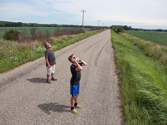 people watching solar eclipse in the US