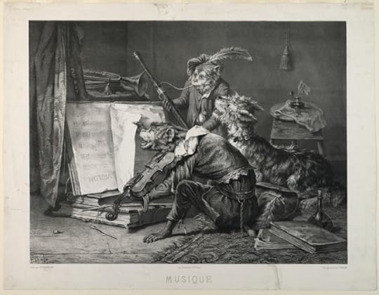 After a painting possibly by Emmanuel Noterman, portrait, genre and animal painter and etcher, 1808-1863, or by Zacharias Noterman, genre and animal painter and etcher, 1813-1874; printed by Lemercier et Cie, Paris