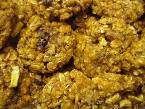 Bready or Not Original: Chewy Apple-Cranberry Oatmeal Cookies