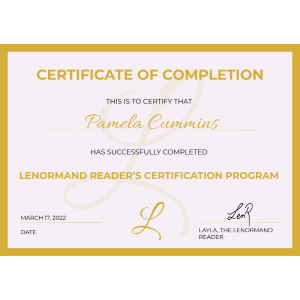 Pamela Cummins Certified Lenormand Reader
