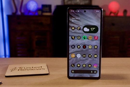 Google Pixel 7a front standing up