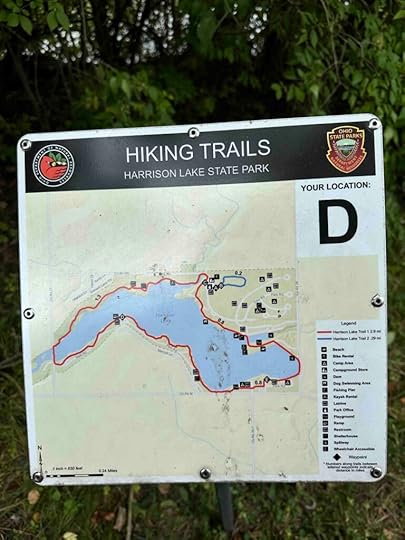 Harrison Lake State Park trail map