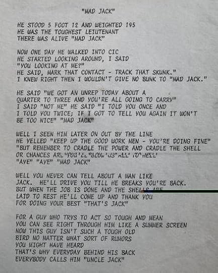 Song about a Naval Officer who served on USS Waddell