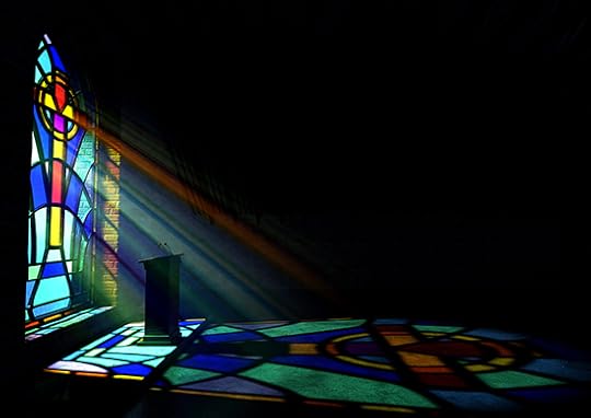 Faith Paradox stained glass