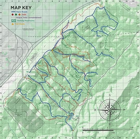 LU trail map Explorience Ryan George