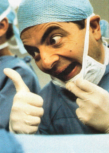 Rowan Atkinson in Bean (Mel Smith, 1997)