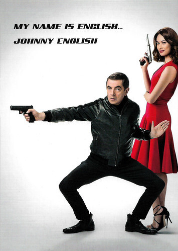 Rowan Atkinson and Olga Kurylenko in Johnny English Strikes Again (2018)