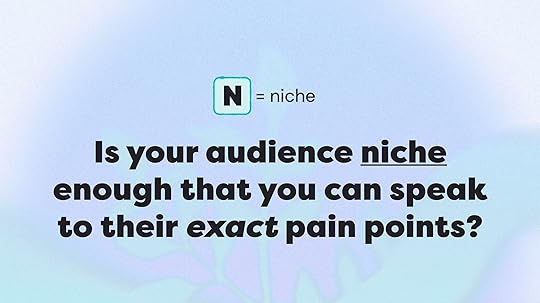 Is your audience NICHE enough?