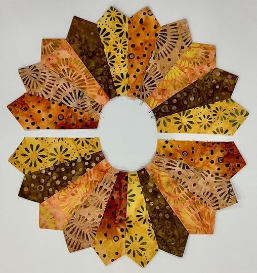 Dresden Fall Sunflower Table Mat Sewing Tutorial