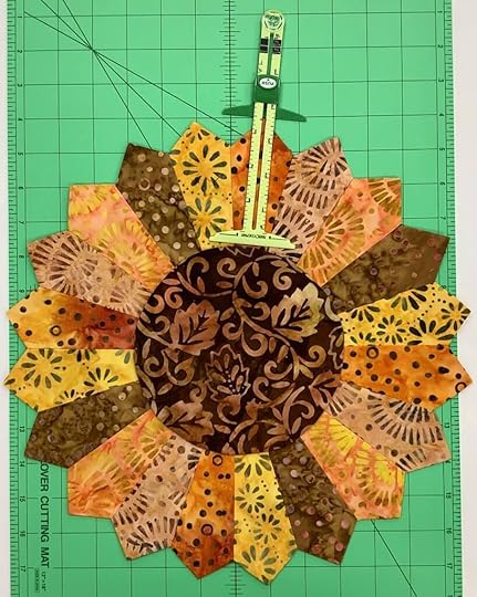 Dresden Fall Sunflower Table Mat Sewing Tutorial
