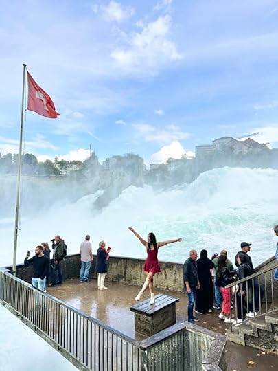 cassey ho rhine falls zurich switzerland