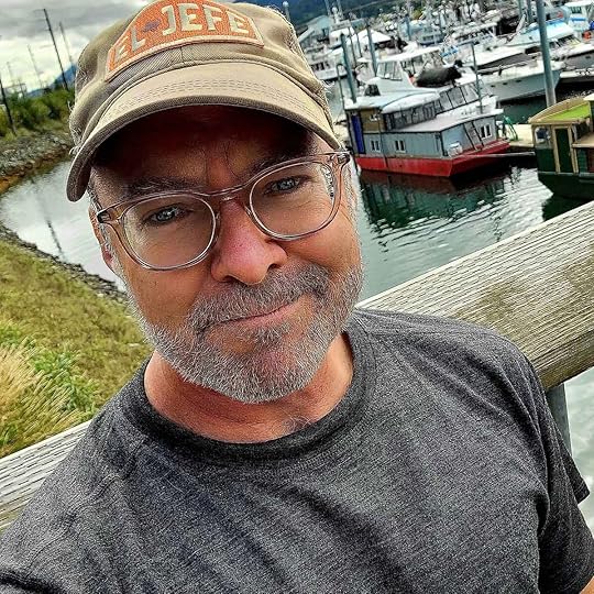 Hank Shaw on the dock in Alaska.