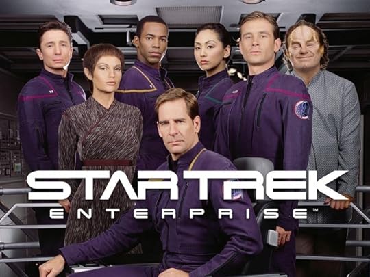 Pictured is the cast of Star Trek: Enterprise (2001-2005).