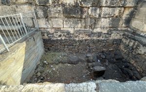 1st century foundation stones, synogogue in Capernaum