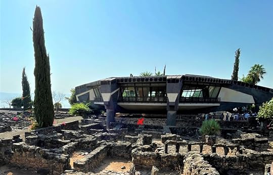 Catholic church over Simon Peter's house in Capernaum.