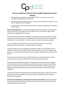 Media release thumbnail for Green Gold