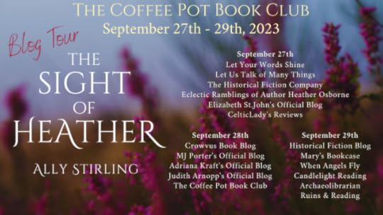 The Sight of Heather Tour Schedule Banner